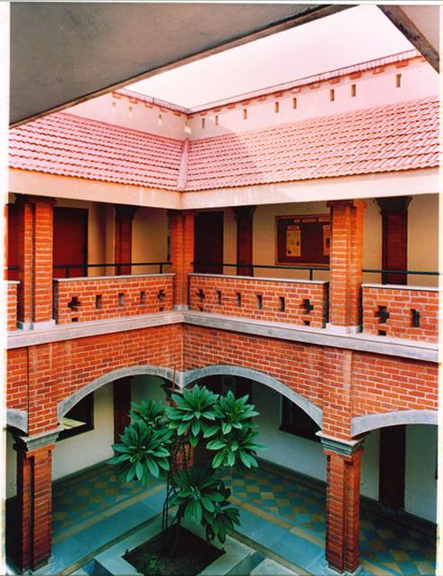 Smaller internal courtyard