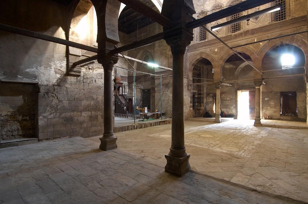 Mosque interior, before works