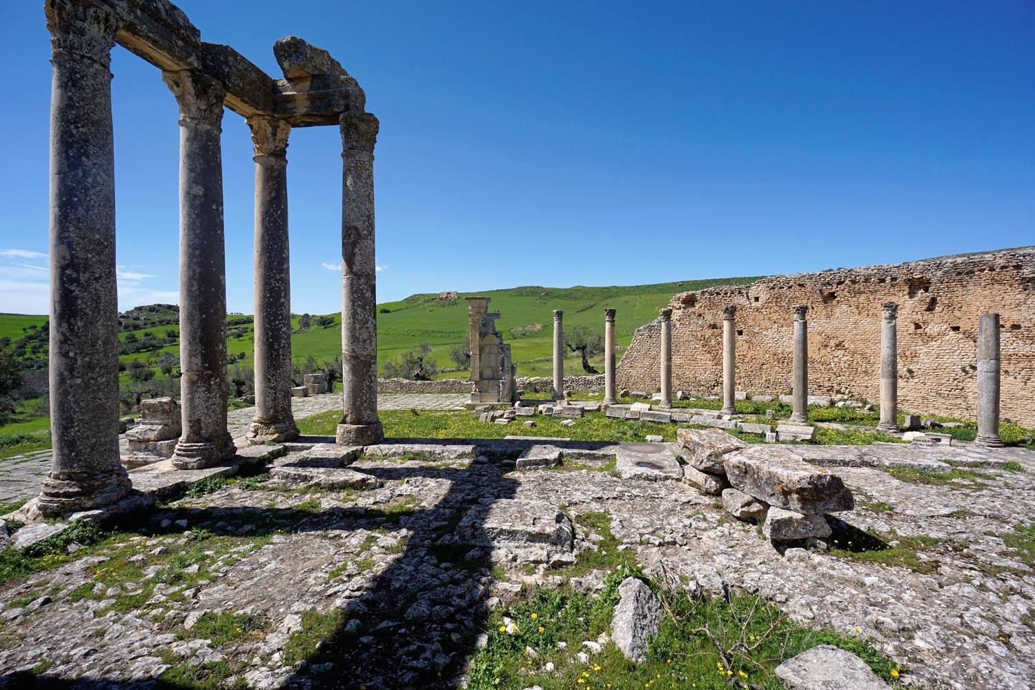 Temple of Junon Celestis  - The temple of Junon Celestis - the interior 