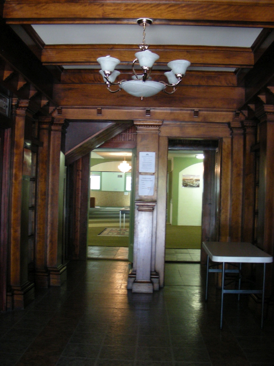 Interior, entrance hall