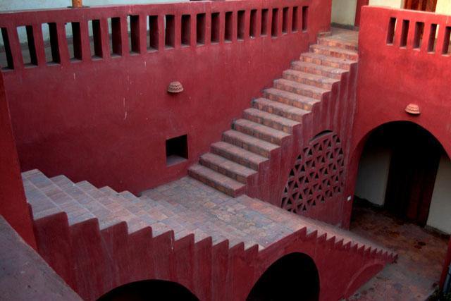 Double staircase detail