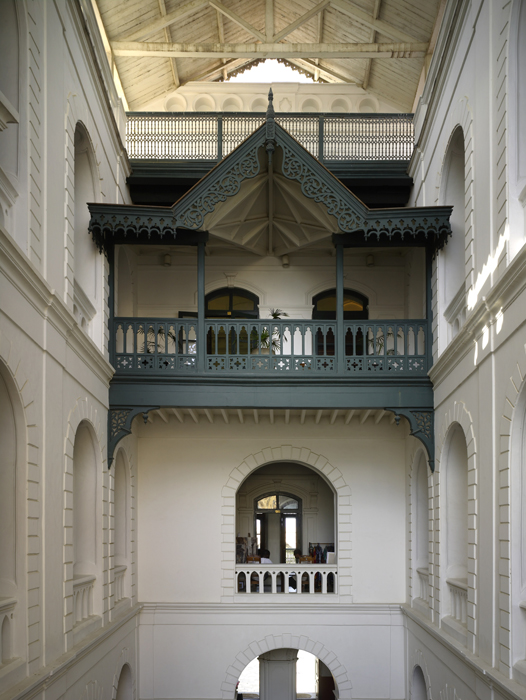 Restored upper levels facing the courtyard