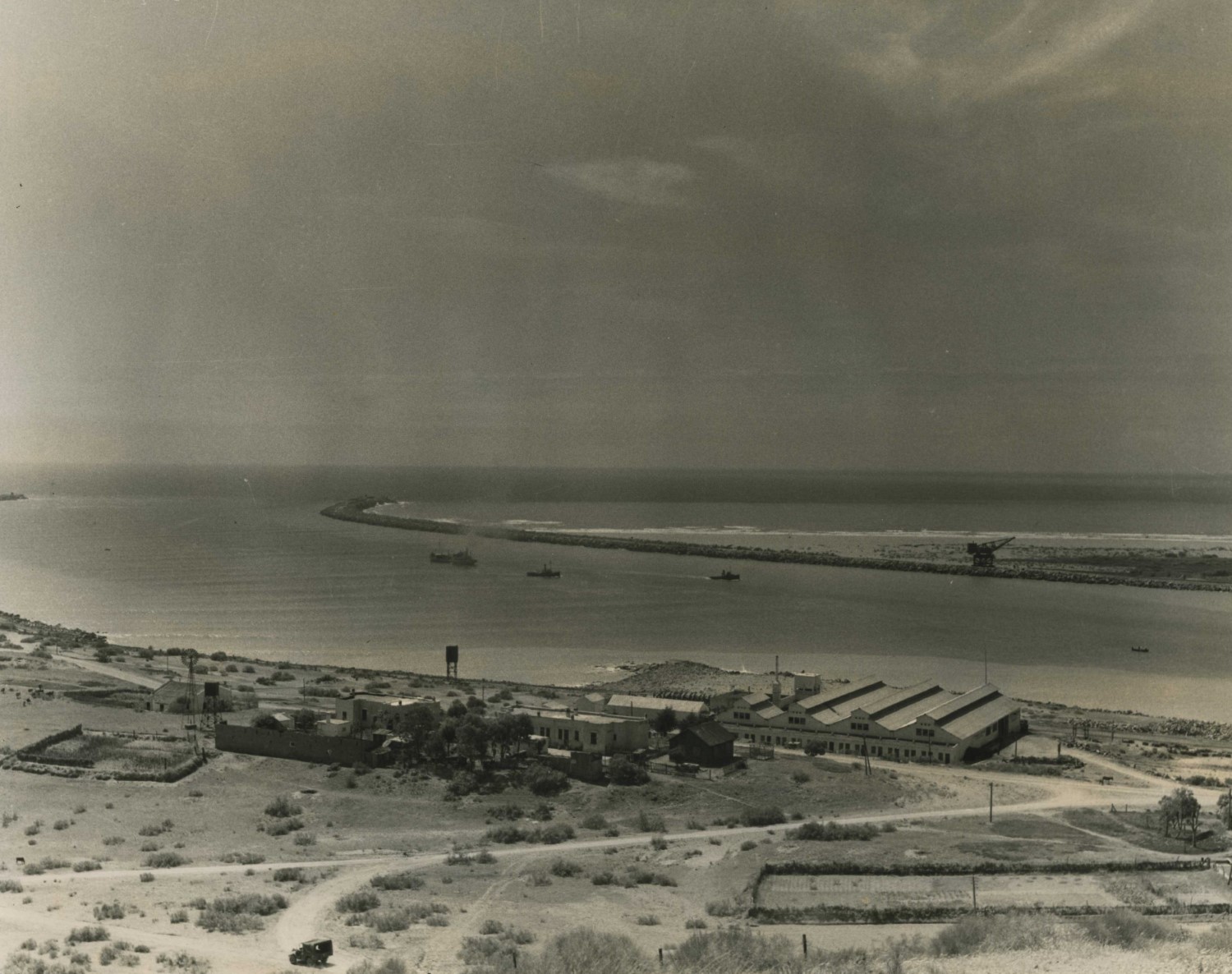  Mehdia - General view of where US troops attacked Mehdia Plage, near Port Lyautey on November 8, 1942
