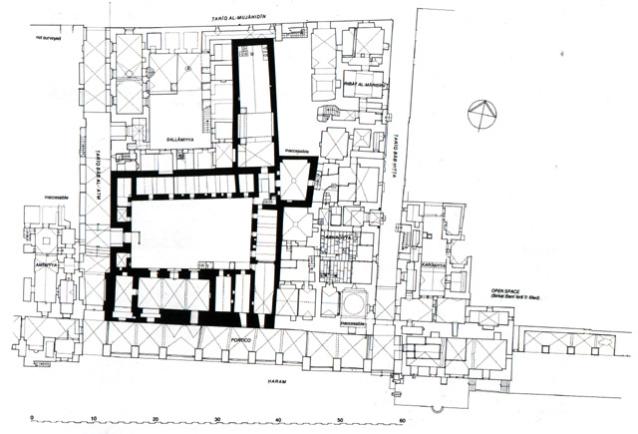 Madrasa al-Dawadariyya - Site plan of the madrasa of al-Dawadriyya