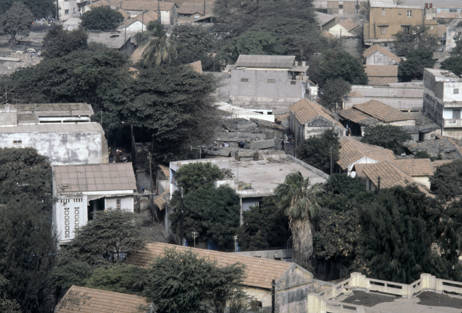Dakar - <p>Bird's-eye view, residential architecture</p>