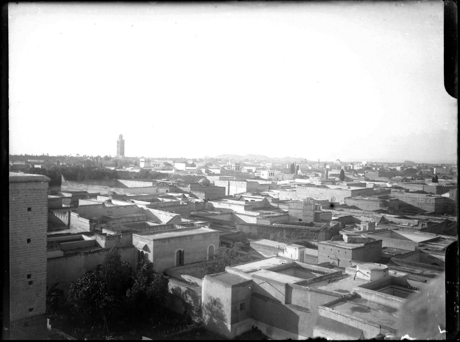 Rooftop view toward Jami' al-Kutubiyya