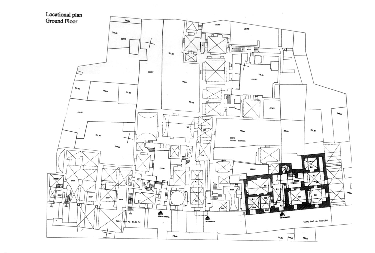 Locational plan, ground floor plan