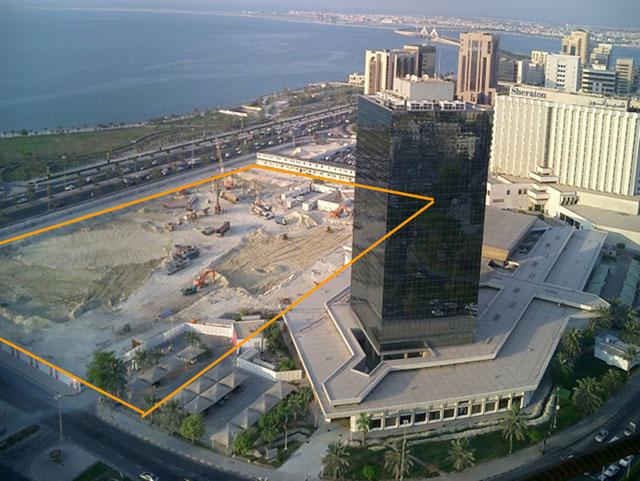 Bahrain World Trade Centre - Site clearing