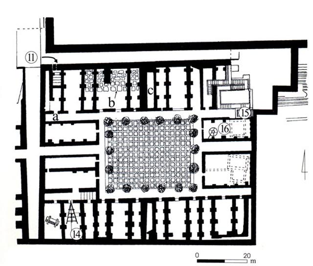 Archeological layout of Omayad Palace