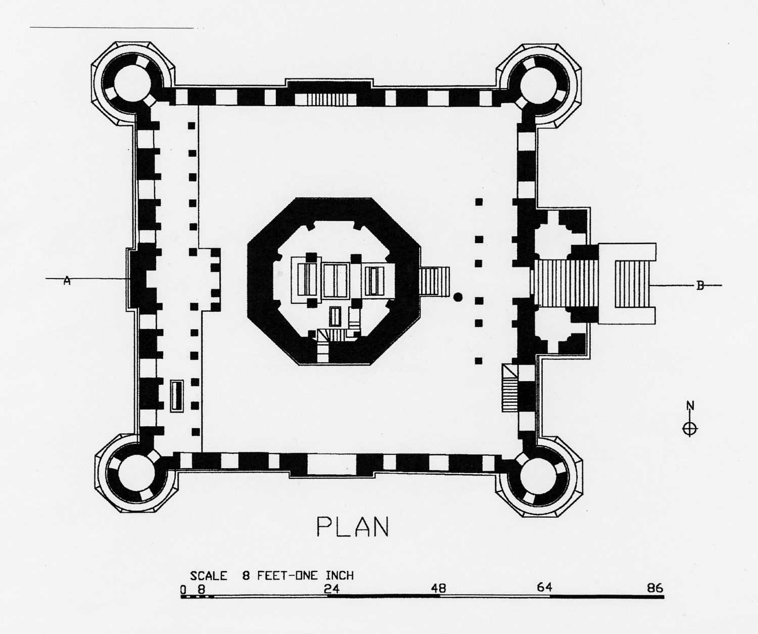 Plan, after F. Wetzel