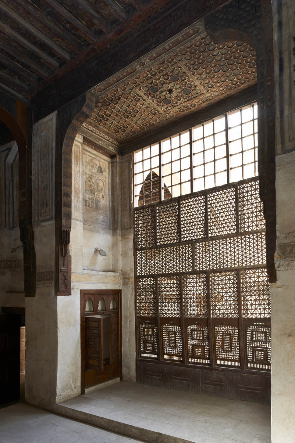 Interior view of mashrabiya
