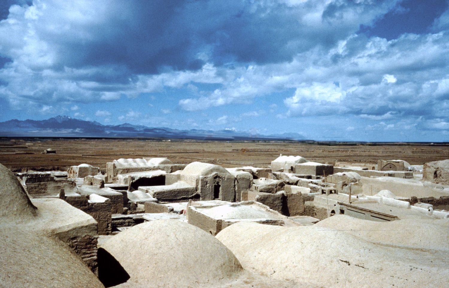 View over houses in Na'in.
