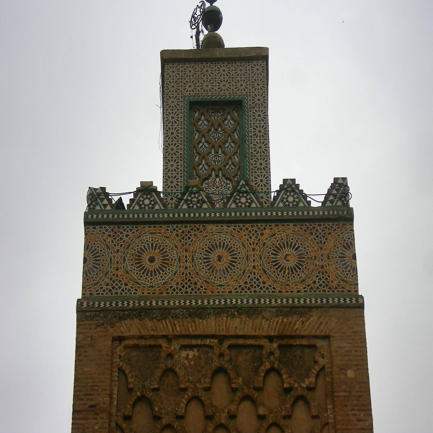 Detail view of the minaret