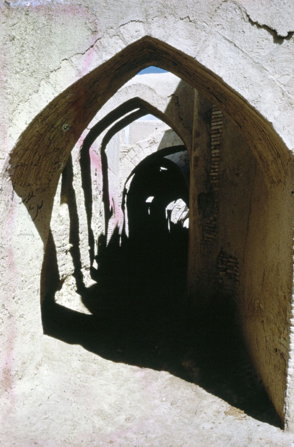 View of an alley in Na'in, Iran.