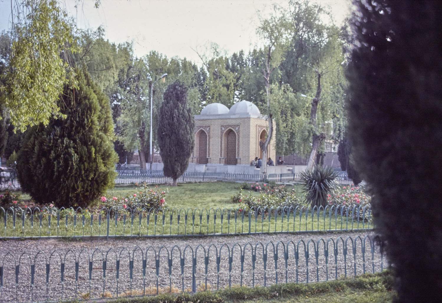 General view of tomb.