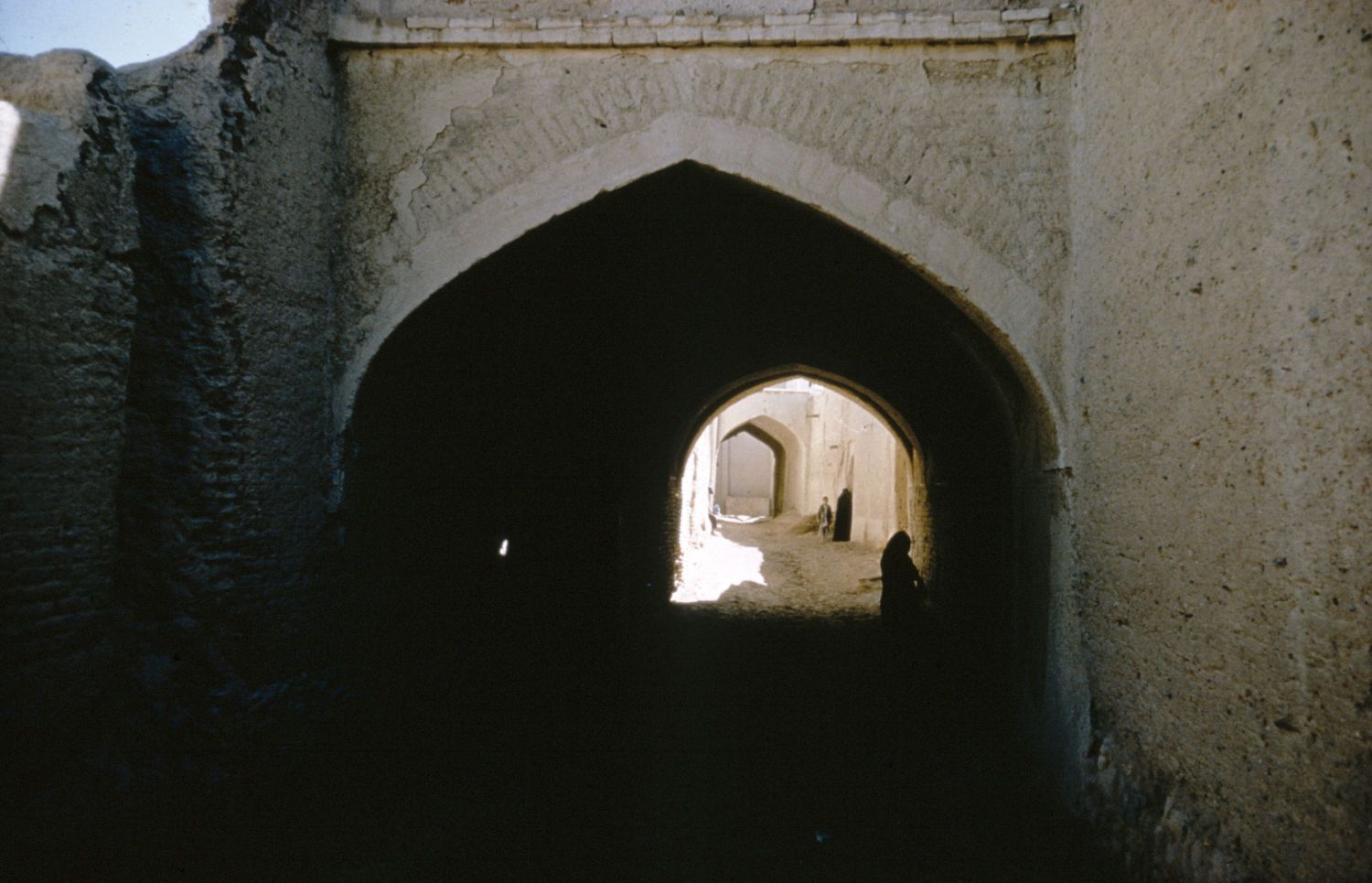 View of an alley in Na'in, Iran.