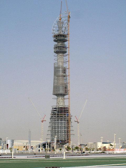 Tower under construction