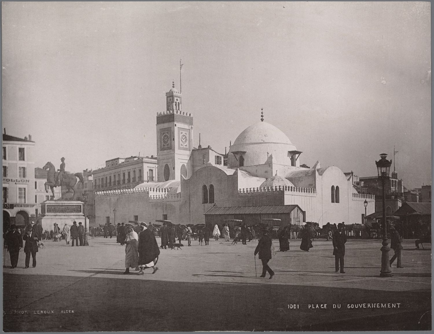 View of the mosque from the square