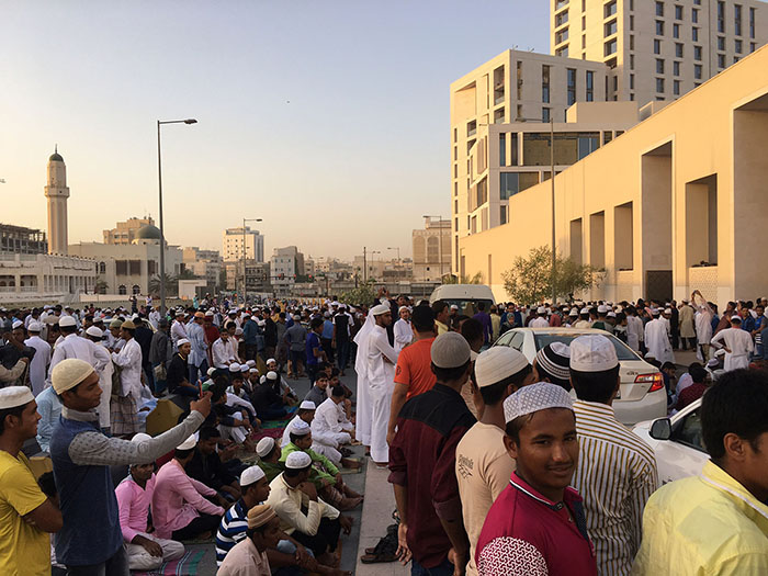 In front of Eid Prayer Ground