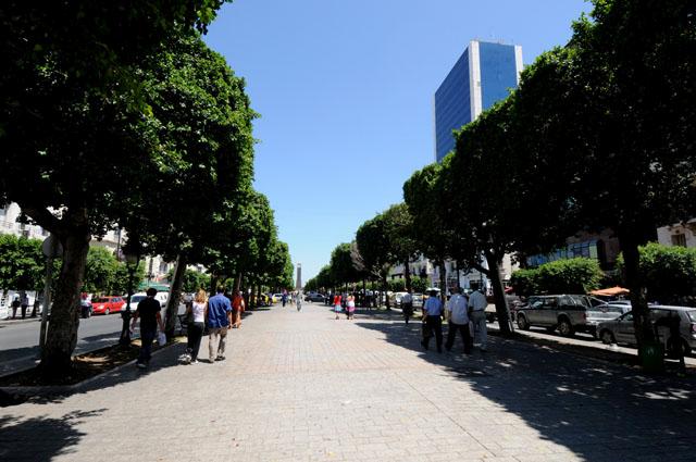 General view of Avenue Bourguiba