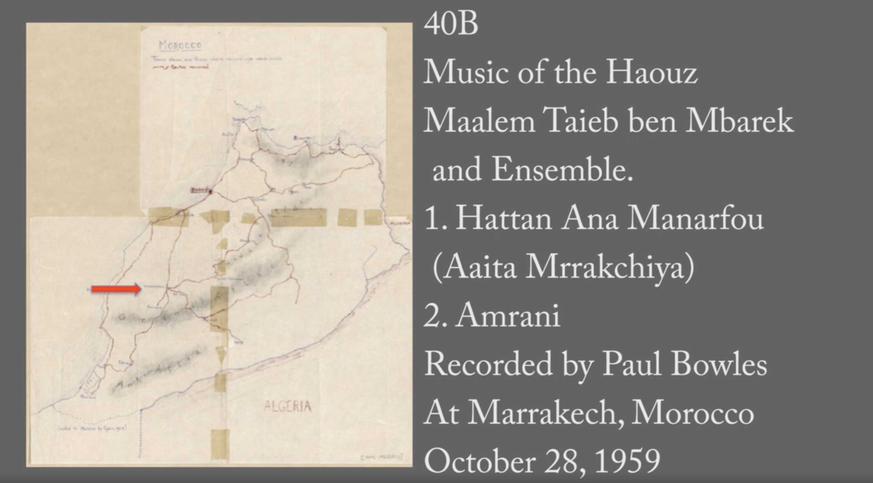40B: Hattan Ana Manarfou and Amrani (Music of the Haouz)