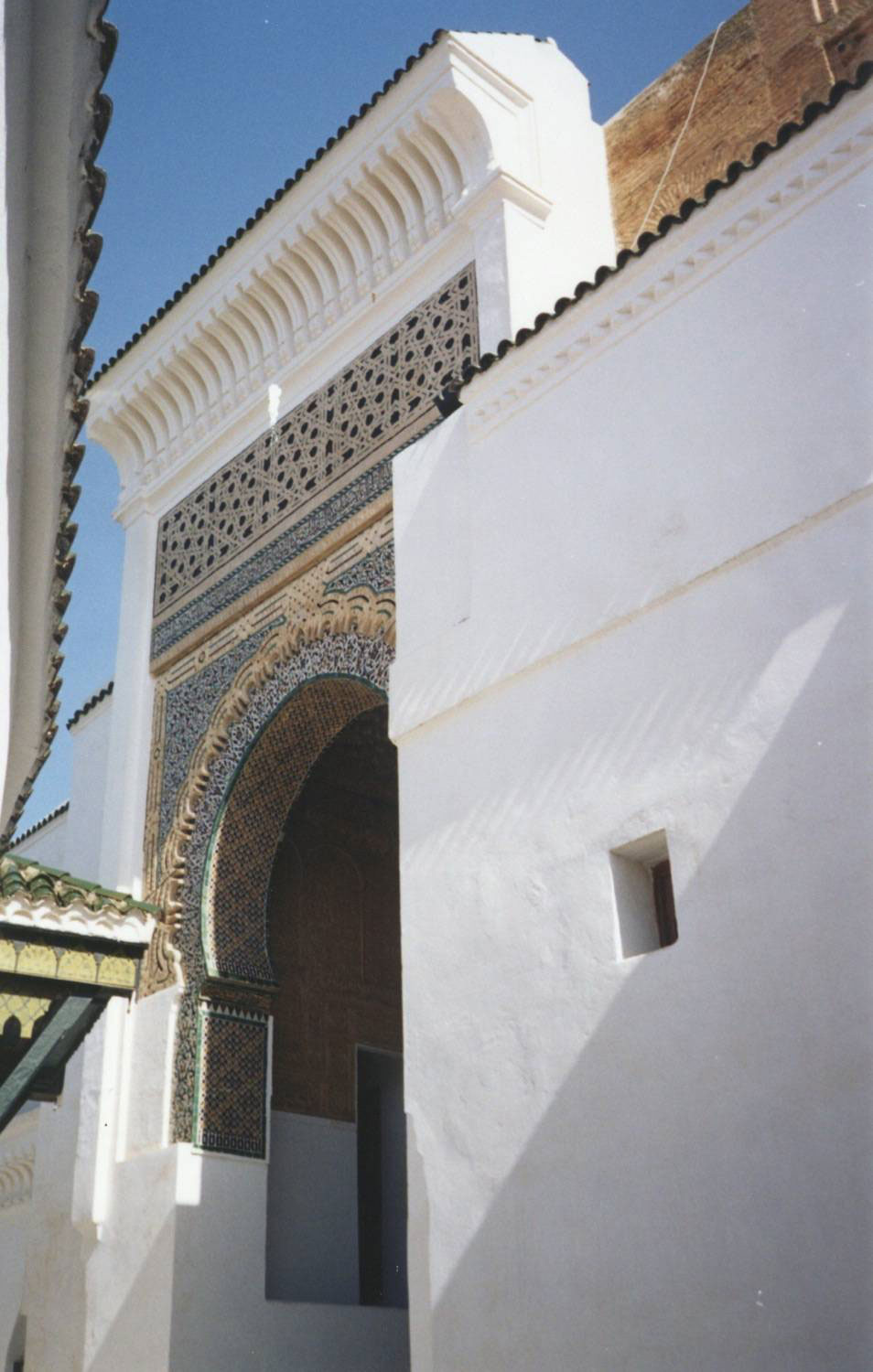 Exterior view, portal