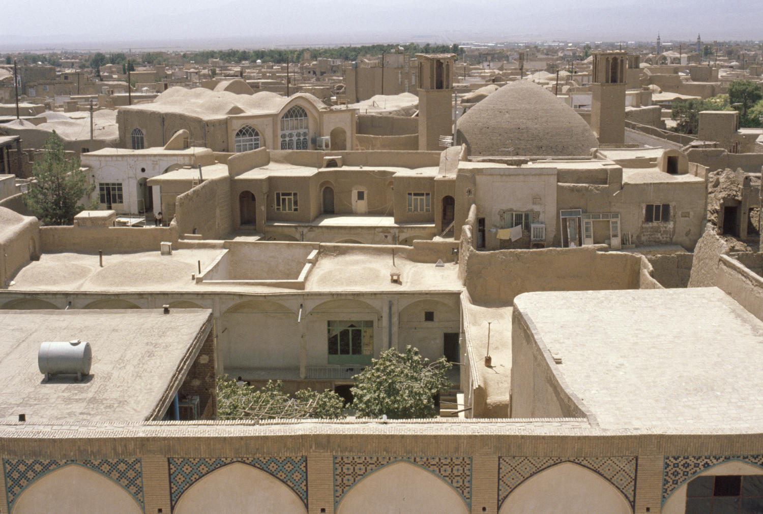  Isfahan - Cityscape from roof of Masjid-i Aga Bozorg.