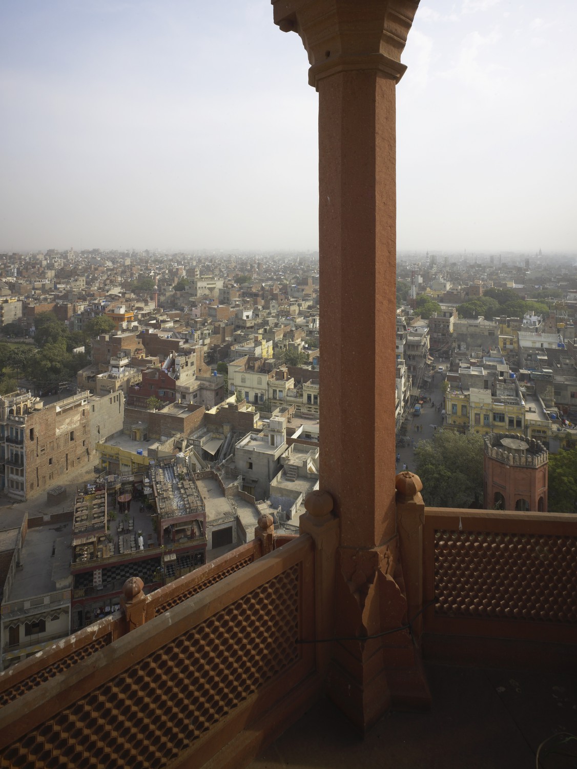Lahore Walled City Urban Regeneration Project - Aeriel view over Shahi Guzargah neighbourhood