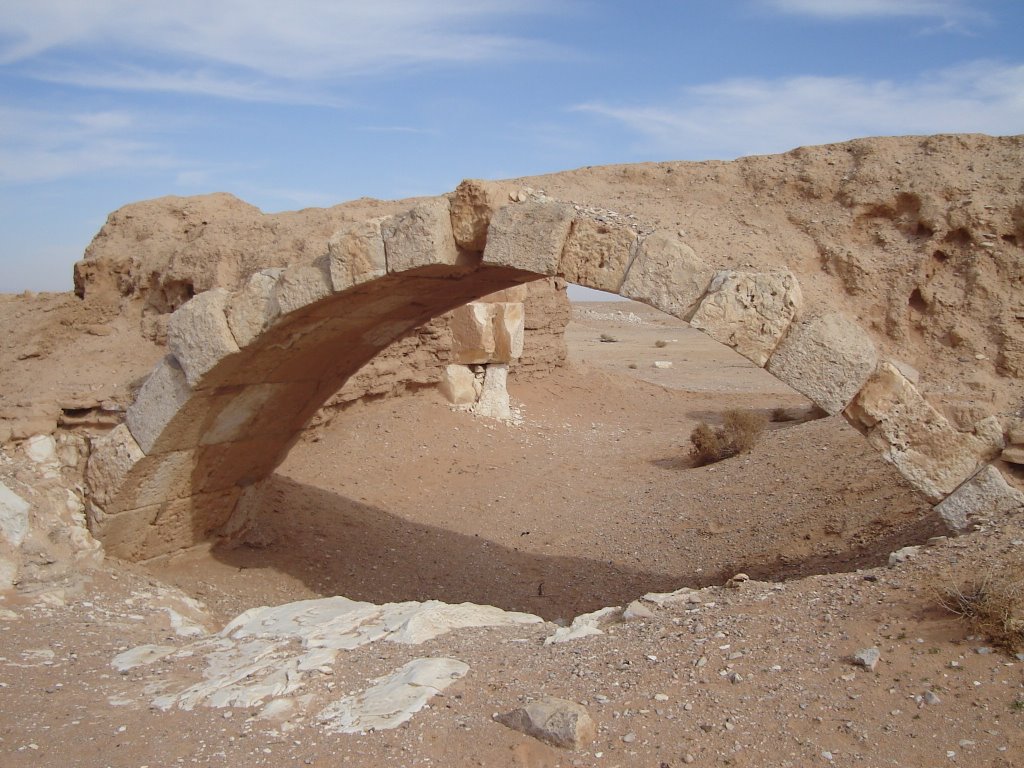 Qasr al-Hayr al-Gharbi - Arch detail
