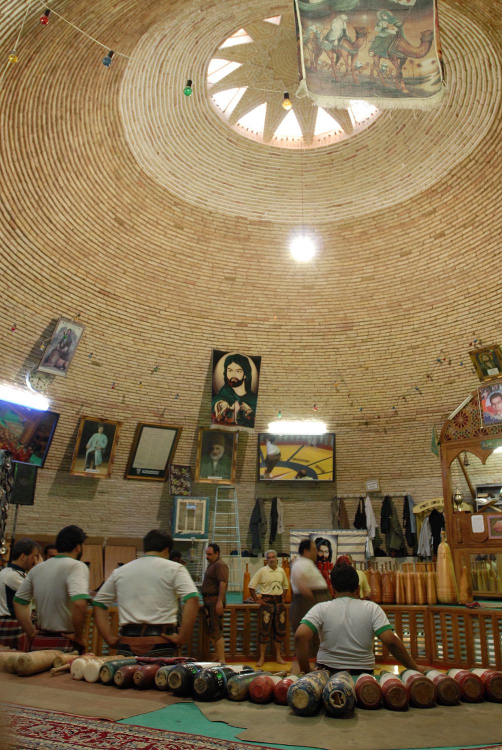 Gunbad (dome) at the Zurkhaneh Sahib-i Zaman