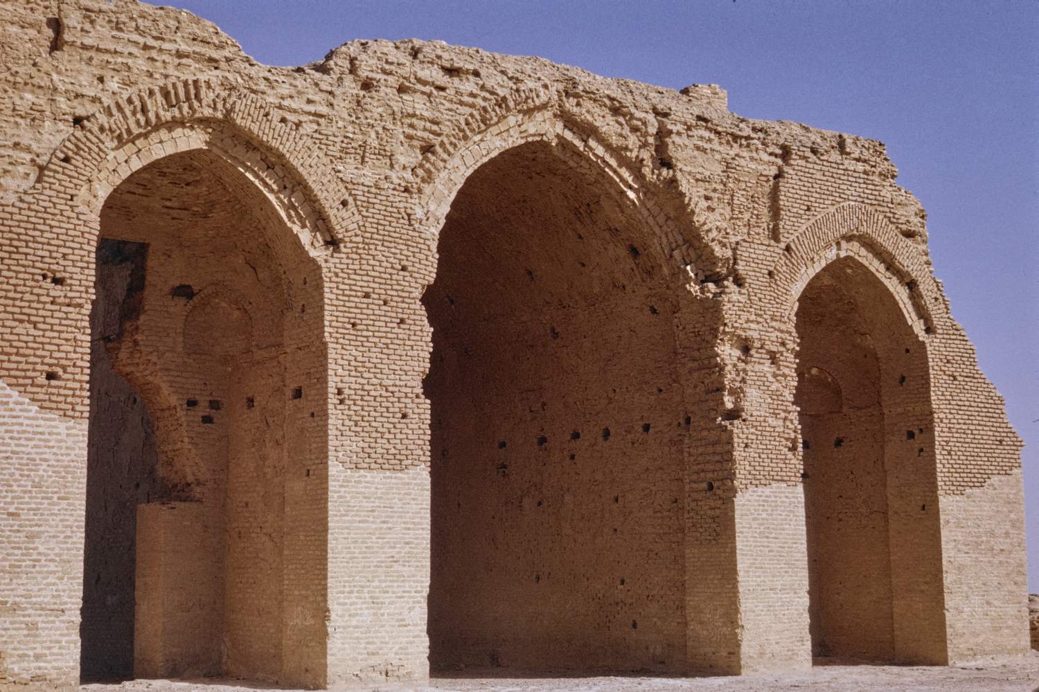 View of triple arched western gate (so-called Bab al-Amma).