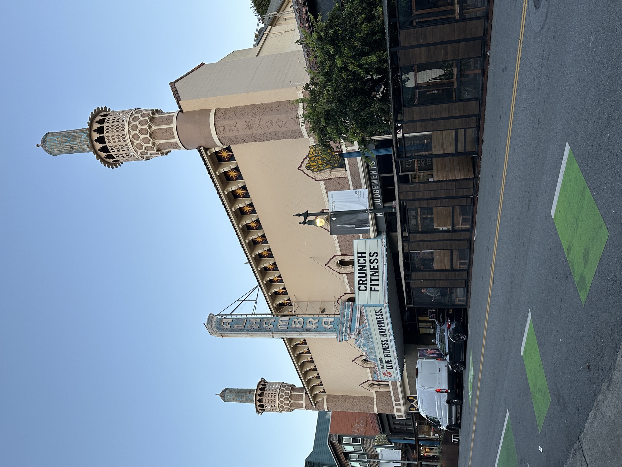 Alhambra Theatre (San Francisco) - <p>View of the Polk Street facade from across the street</p>