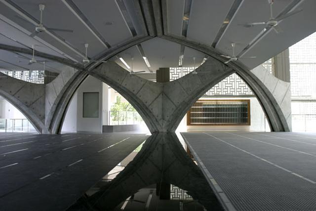 The Main Prayer Hall - Symmetrical Arch view