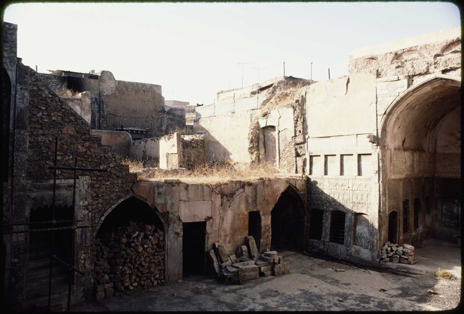 Bayt al-Tutunji - Courtyard view toward west side.