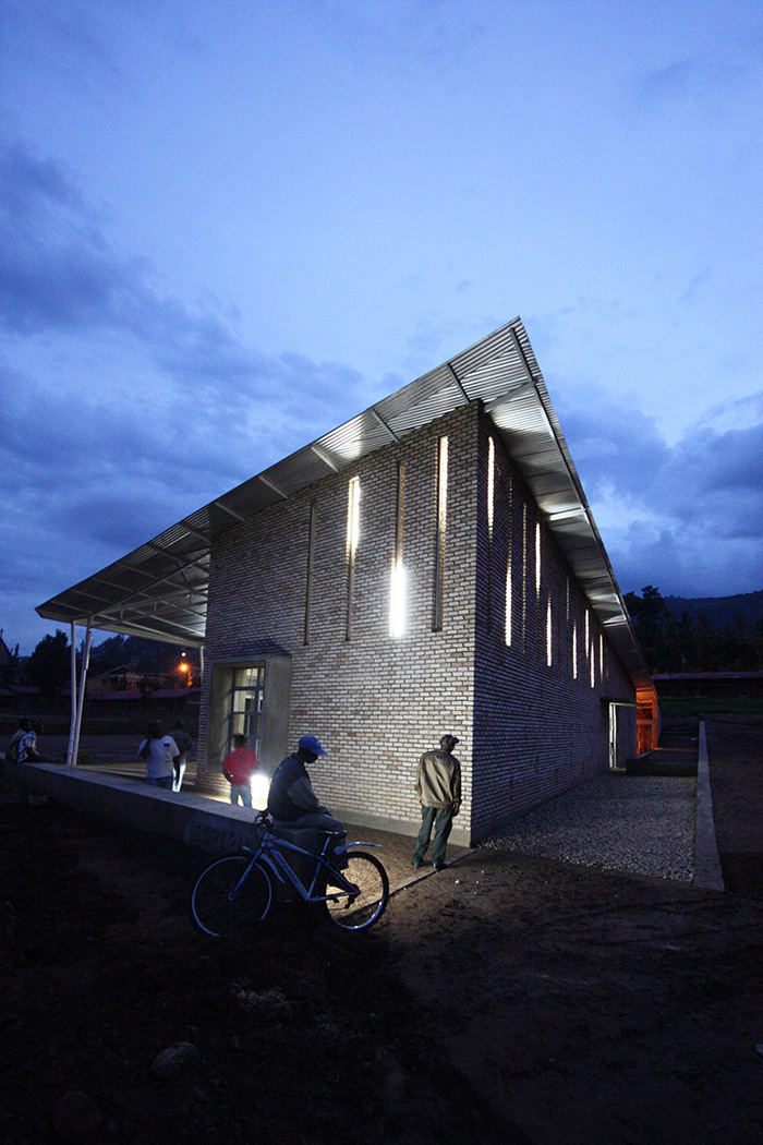 Building at dusk/night gives identity to Esperance’s social space within the community