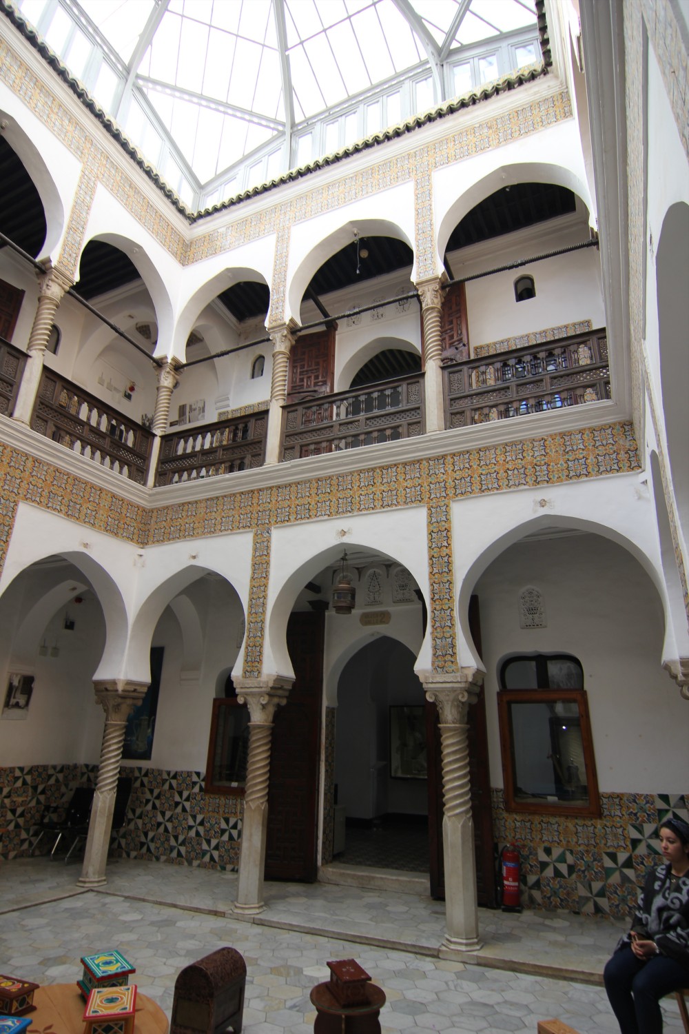 Dar Bakri - Full view of the south side of the courtyard
