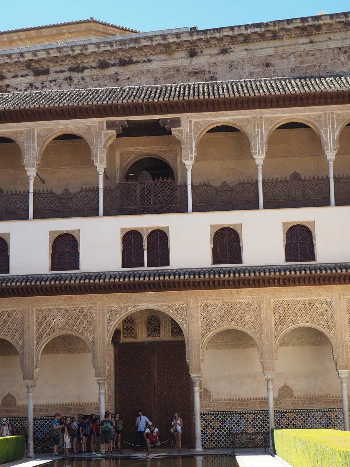 Façade, Palacio de Comares southern pavilion, Patio de los Arrayanes