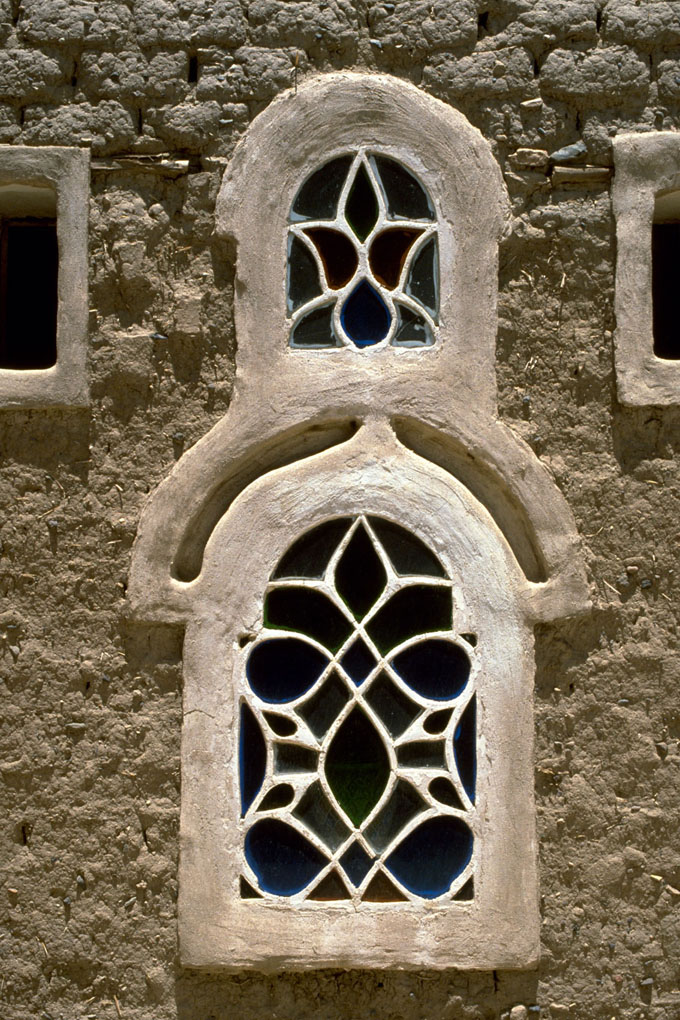 Detail, gypsum window