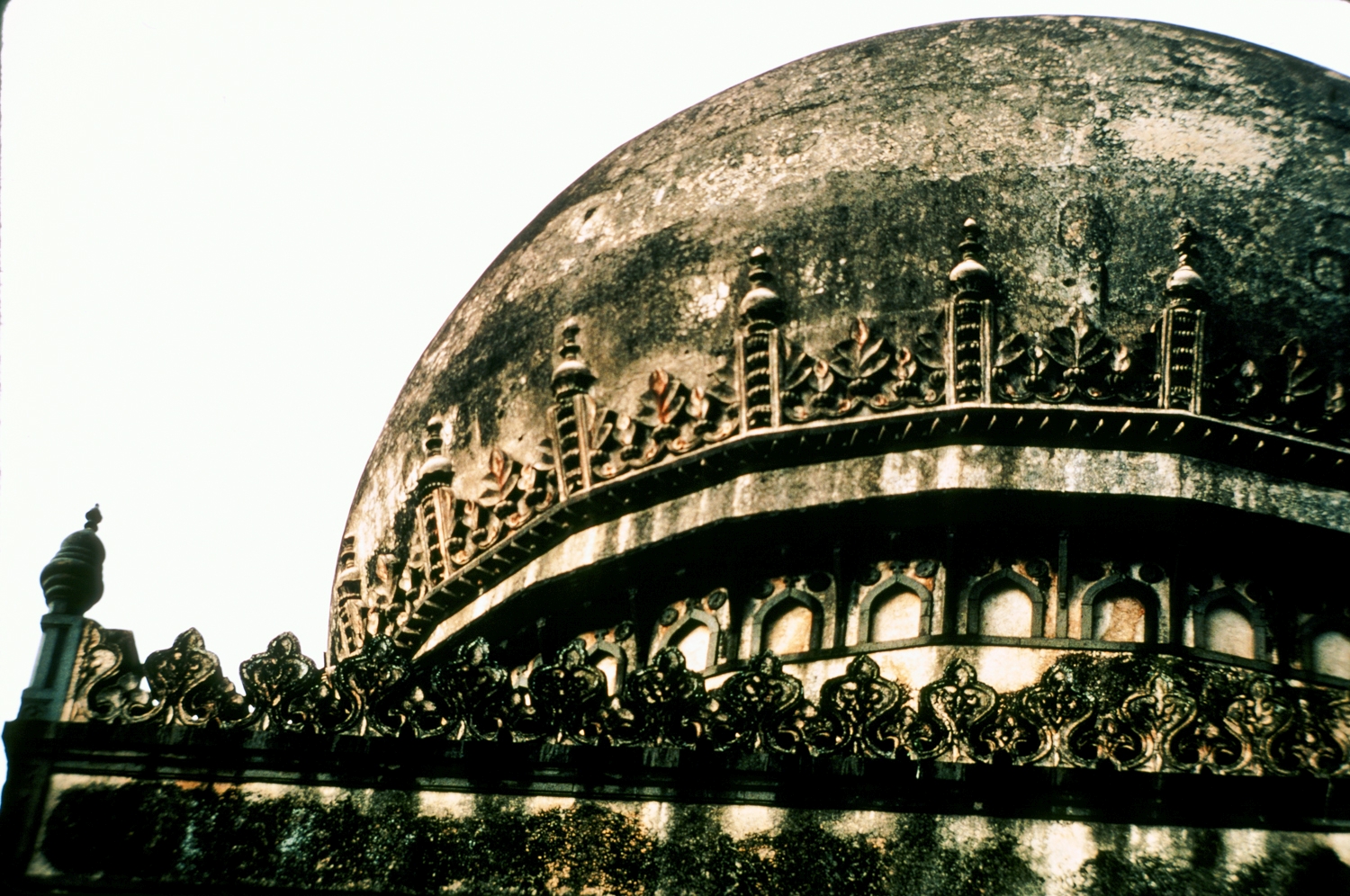 Exterior, detail of dome and drum