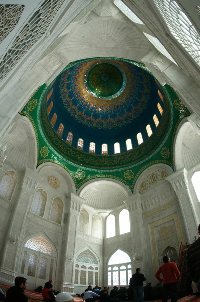 Interior view of the dome