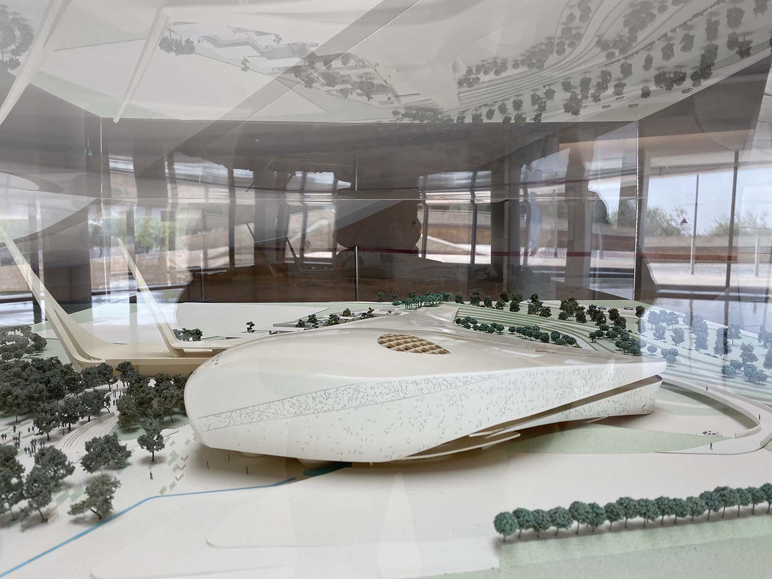Hamad Bin Khalifa University College of Islamic Studies (QFIS) - View of QFIS/Education City Mosque architectural model