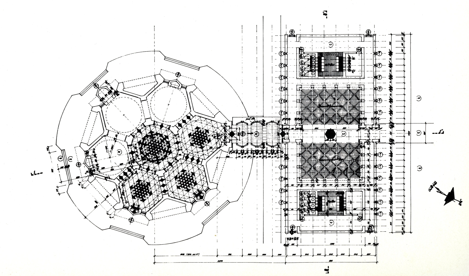 College of Theology - <p>Plan of the unbuilt mosque</p>