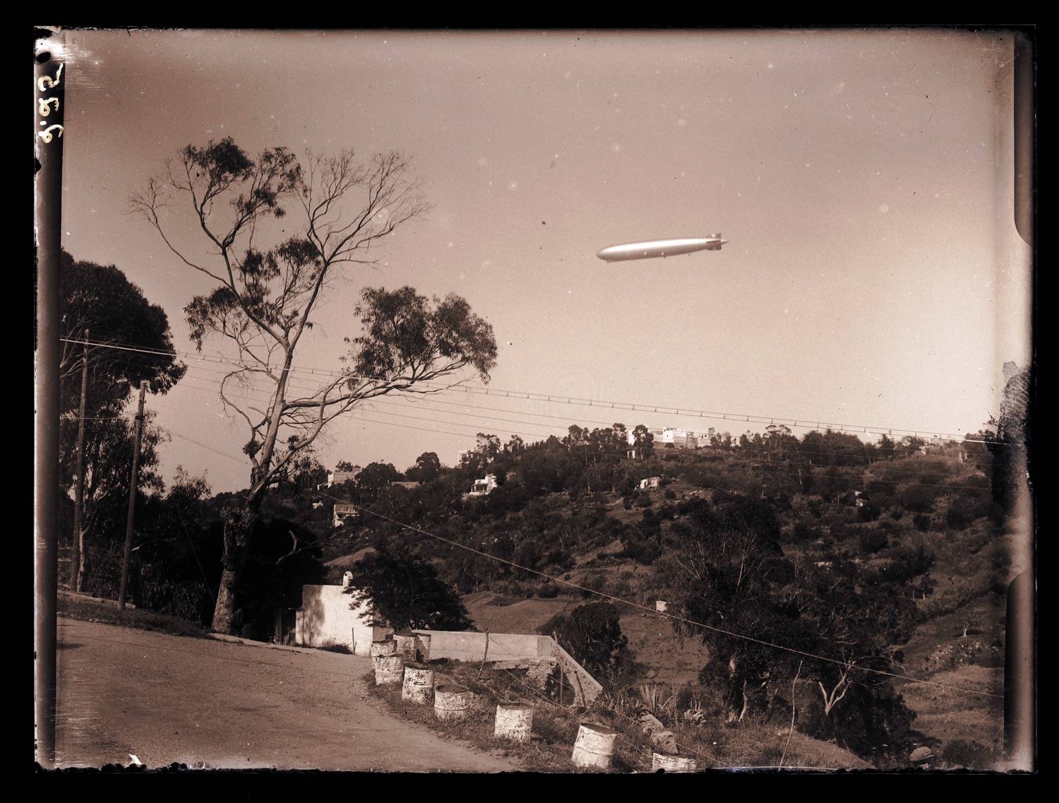 Vielle Montagne - Graf Zeppelin over the Marshan, view from the Old Mountain
