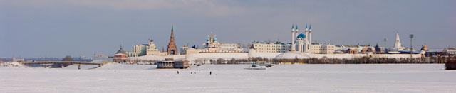 Panorama of Kazan Kremlin