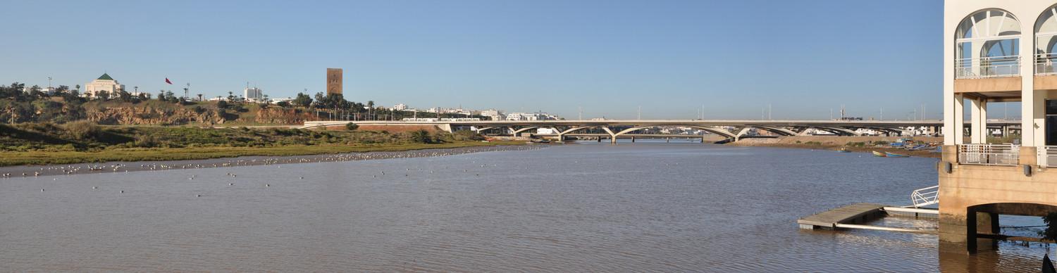 View of the Hassan II Bridge