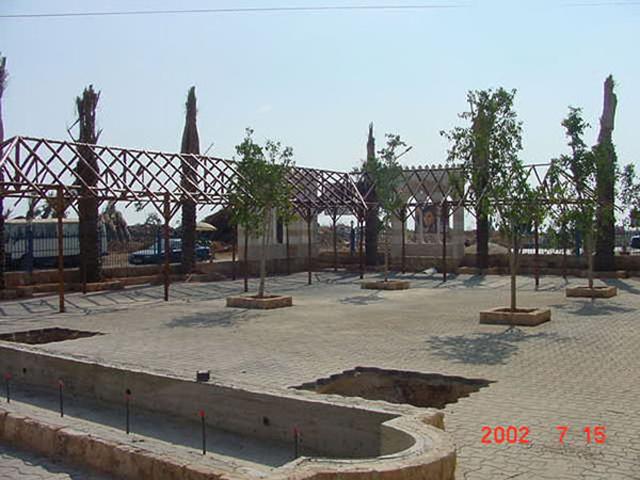 The Village square (the terrace), under construction