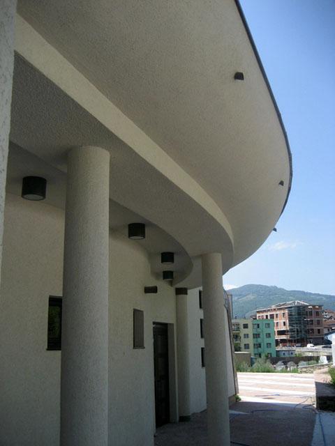 View of extra porticos from eastern side