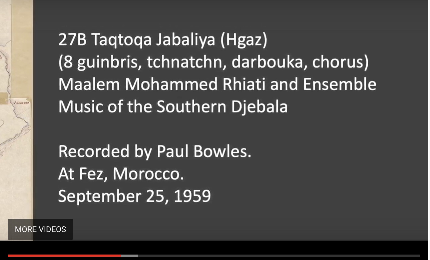  Maalem Mohammed Rhiati and Ensemble - 27B Taqtoqa Jabaliya (Hgaz), Maalem Mohammed Rhiati and Ensemble