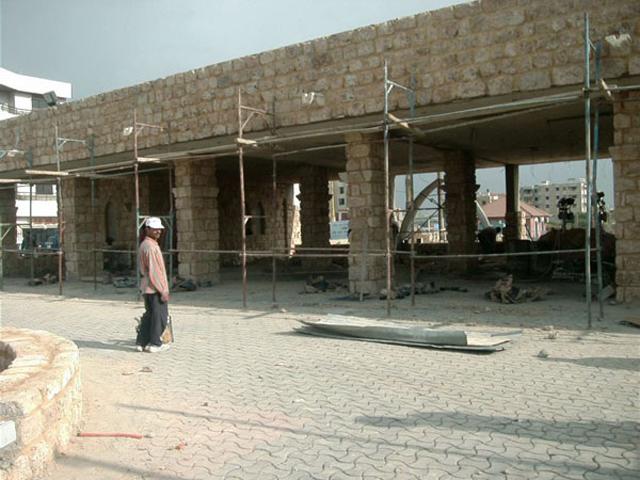 Sahat Ain Addaya Restaurant under construction