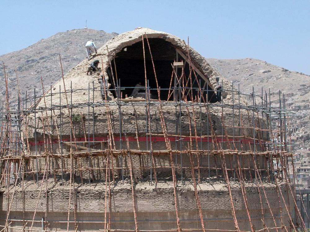 Dome under restoration